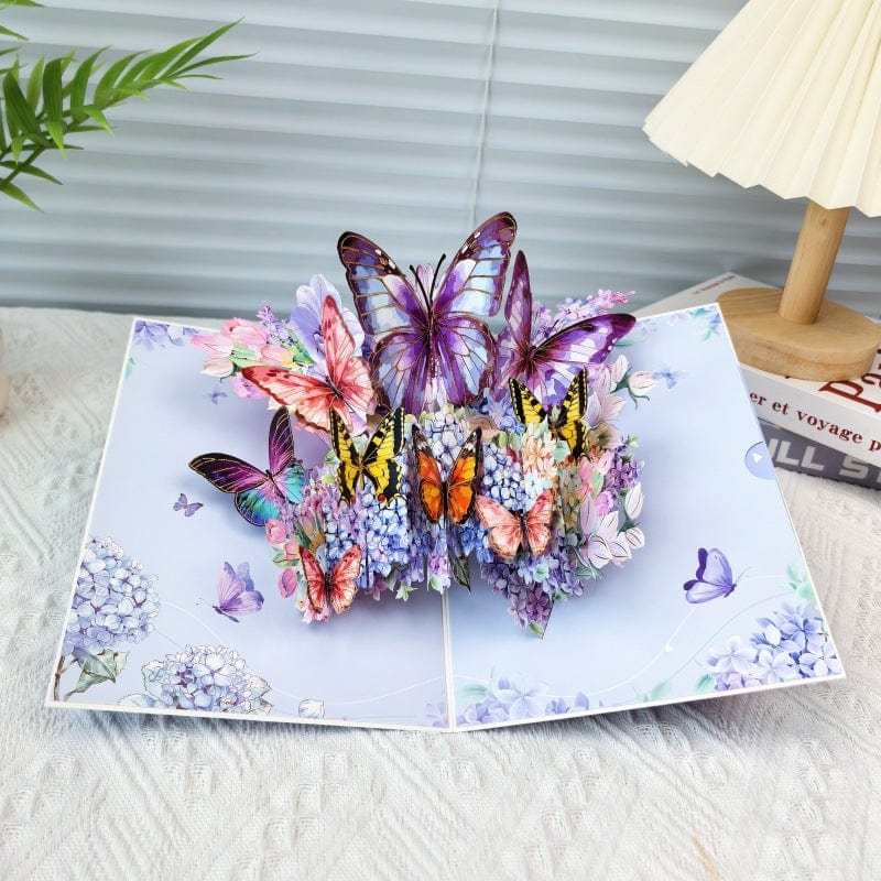Mypinknyc Butterfly 3D Greeting Popup Card