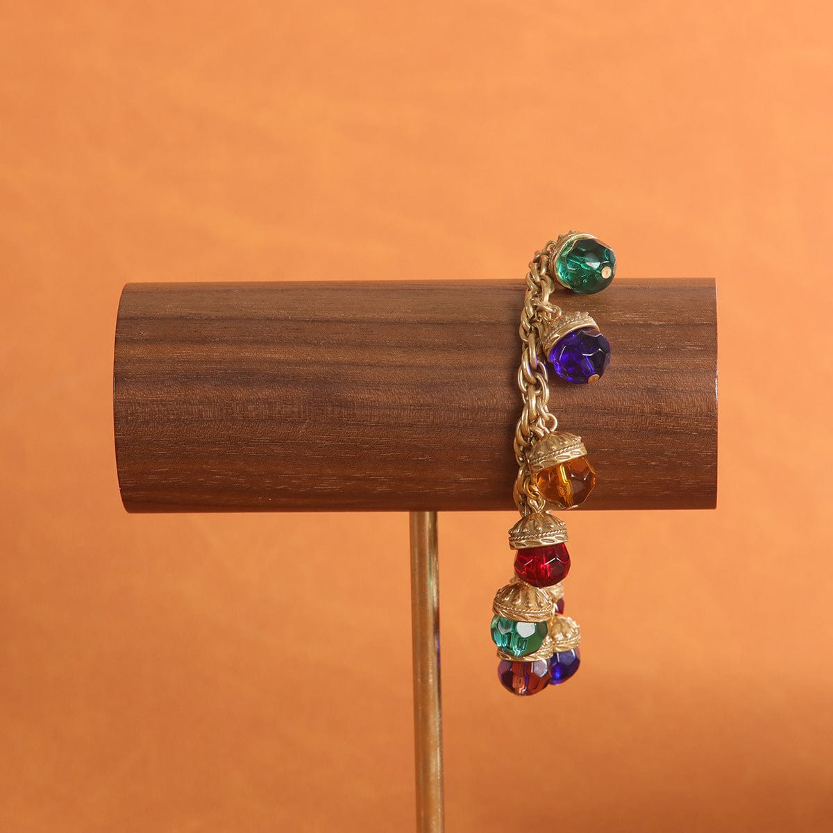 Mypinknyc Colored Glass Bead Bracelet
