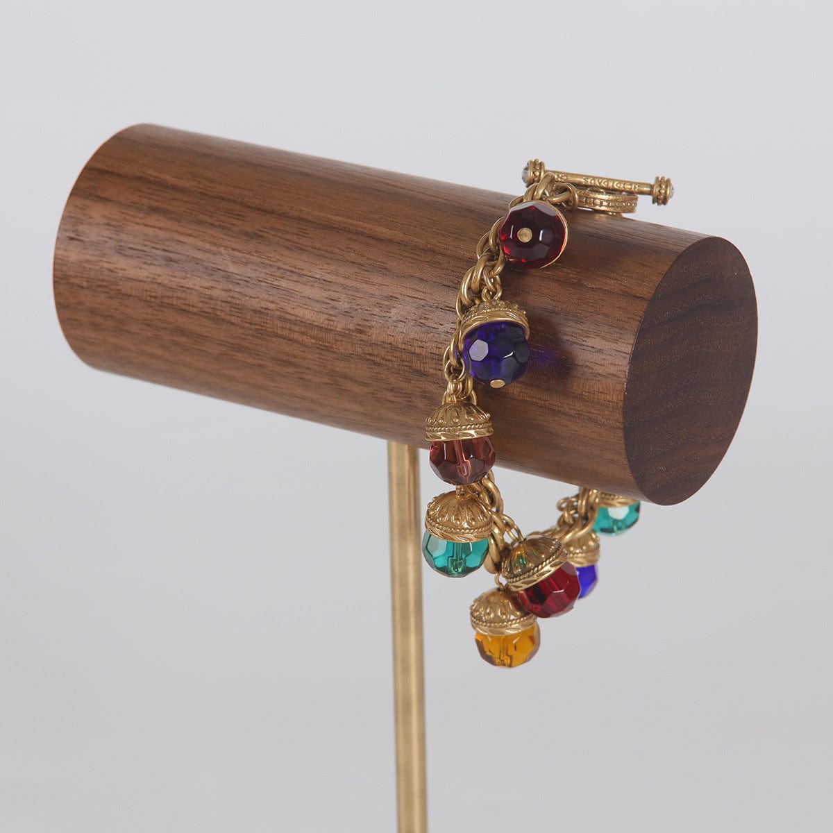 Mypinknyc Colored Glass Bead Bracelet