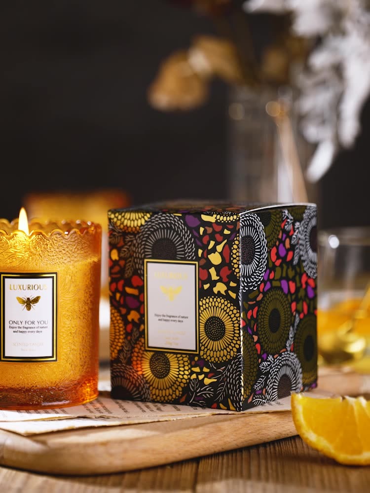 Mypinknyc Embossed Glass Cups Candles