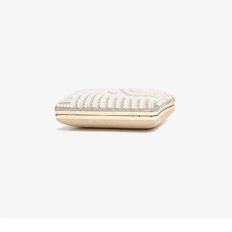 Mypinknyc Handmade Beaded Clutch