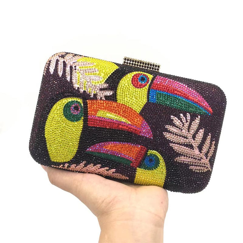 Mypinknyc Woodpecker Sparkle Clutch