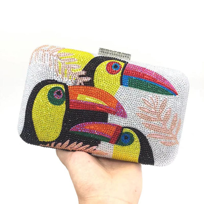 Mypinknyc Woodpecker Sparkle Clutch