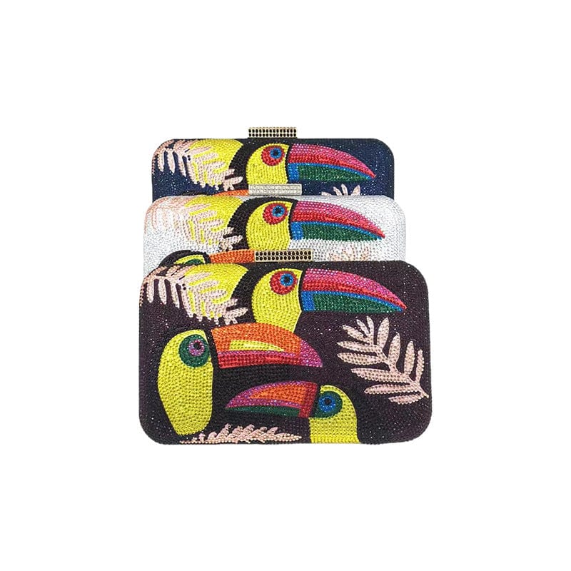 Mypinknyc Woodpecker Sparkle Clutch