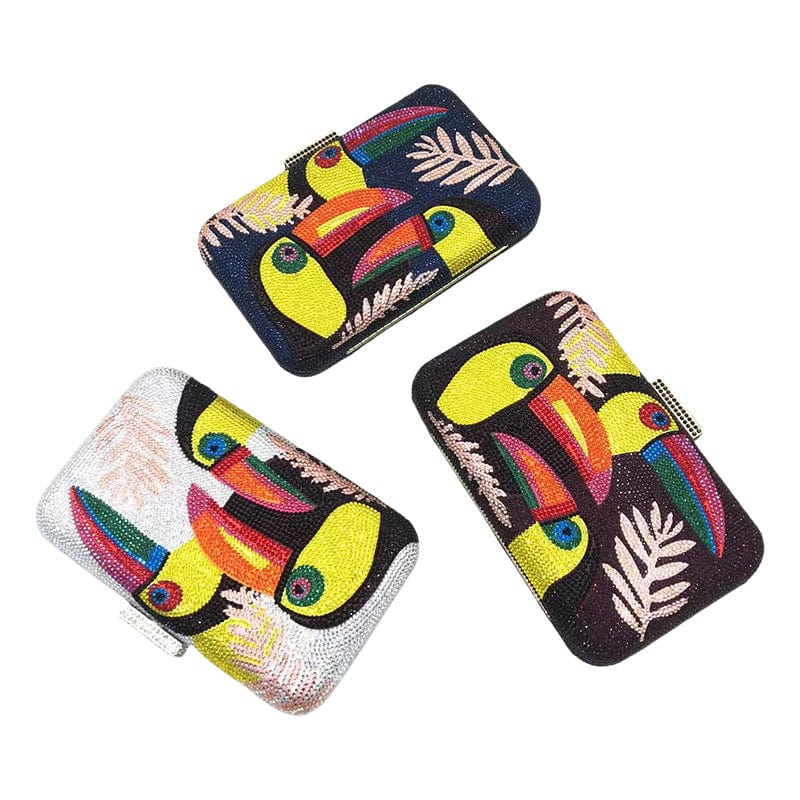 Mypinknyc Woodpecker Sparkle Clutch