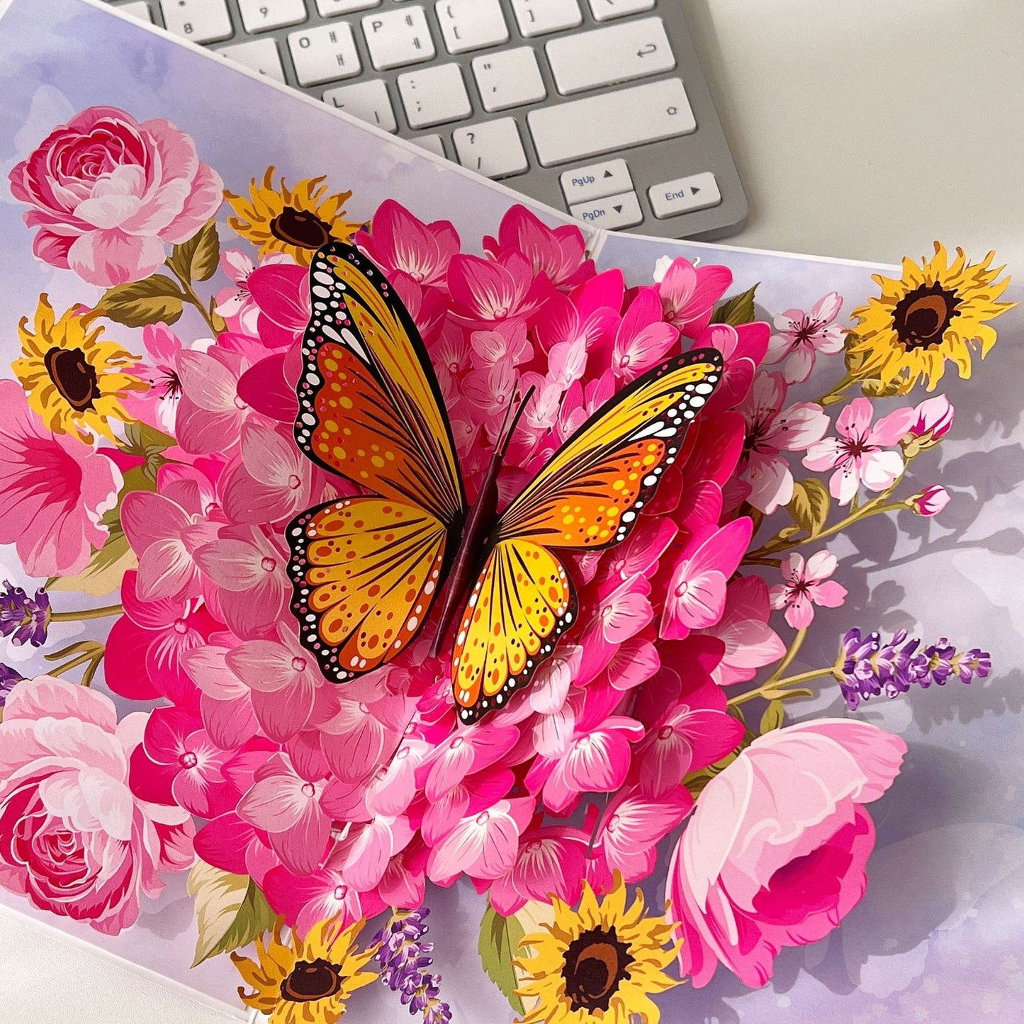 Mypinknyc Butterfly 3D Greeting Popup Card