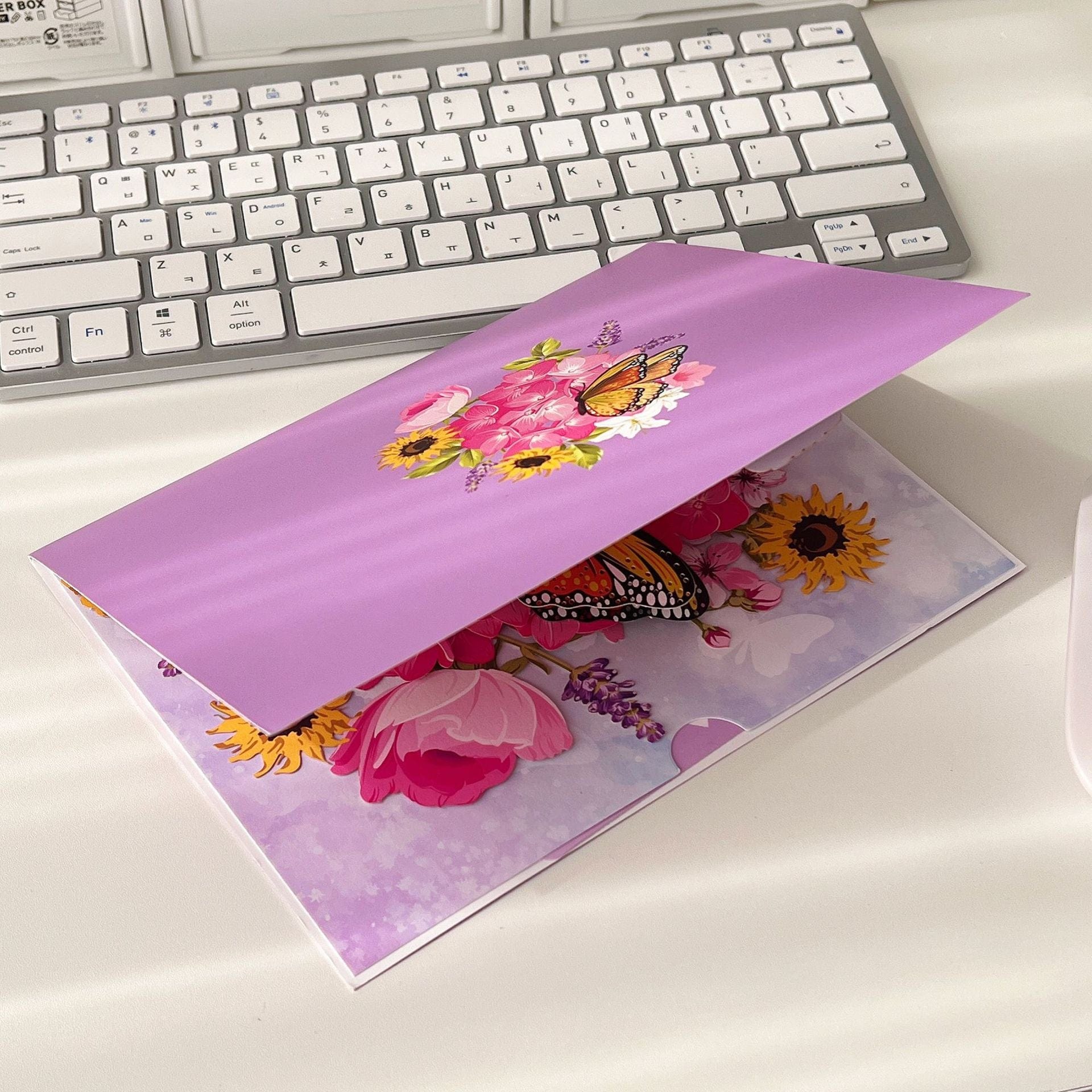 Mypinknyc Butterfly 3D Greeting Popup Card