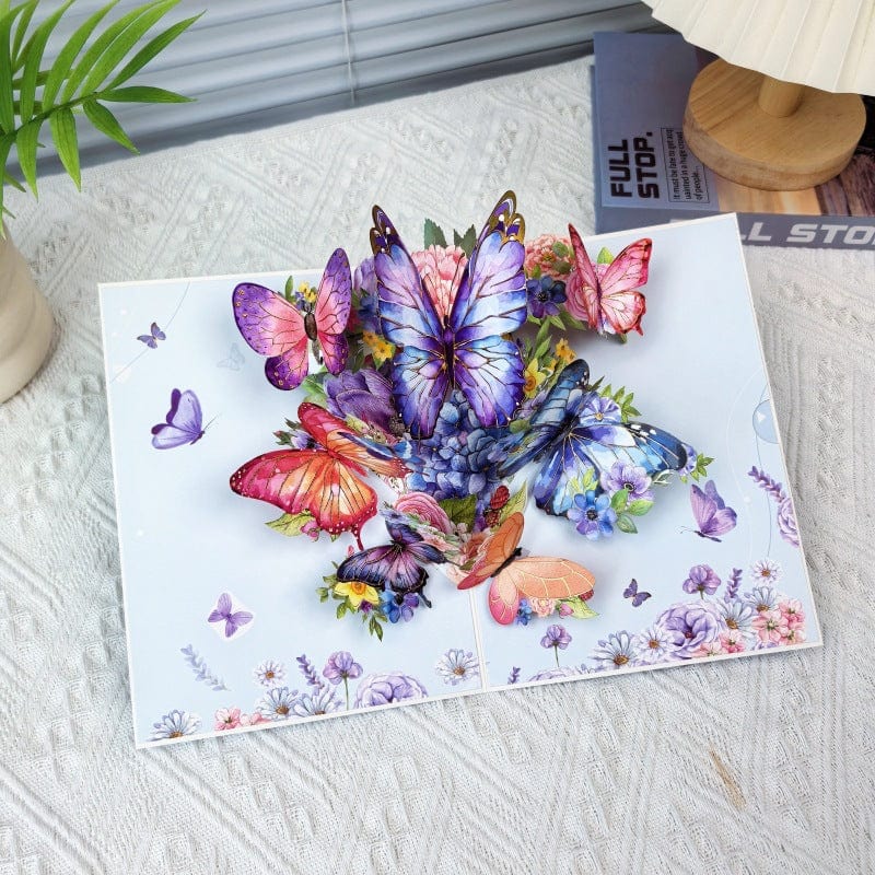 Mypinknyc Butterfly 3D Greeting Popup Card