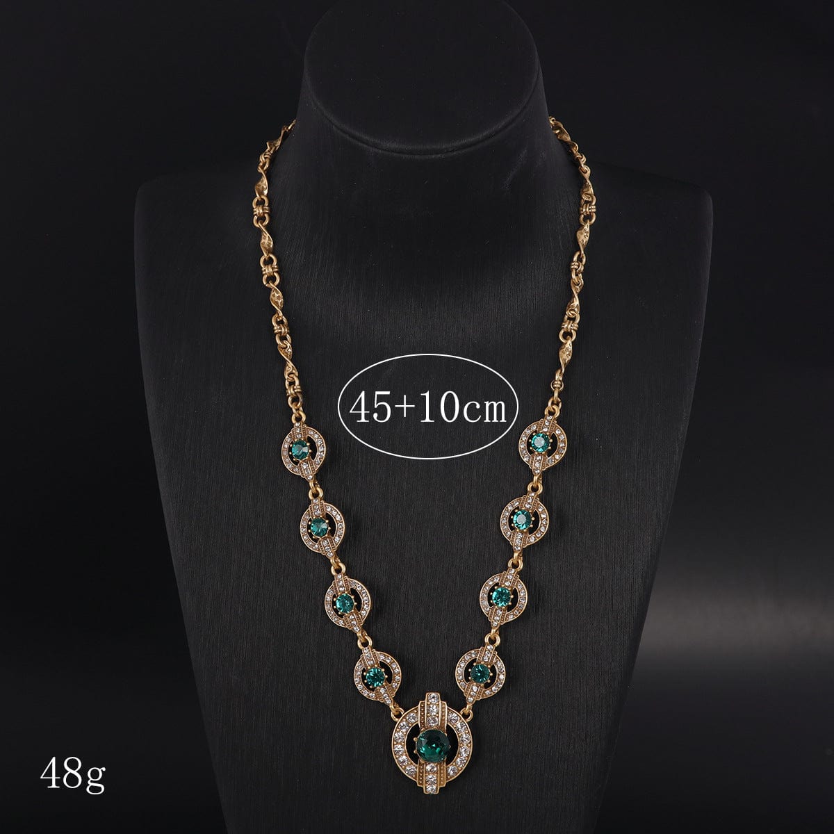 mypinknyc Emerald Diamond Necklace