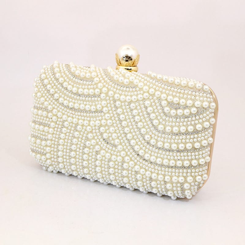 Mypinknyc Handmade Beaded Clutch