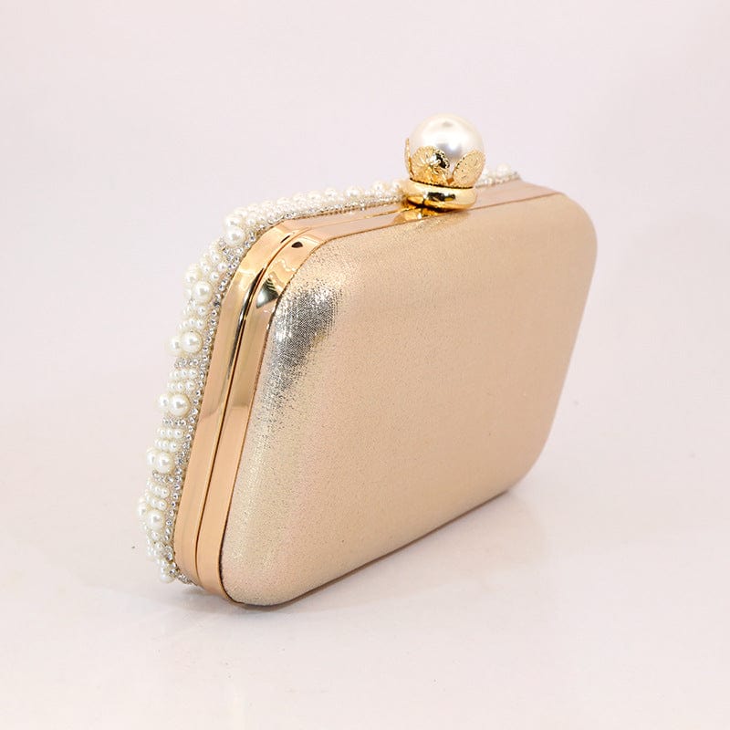 Mypinknyc Handmade Beaded Clutch