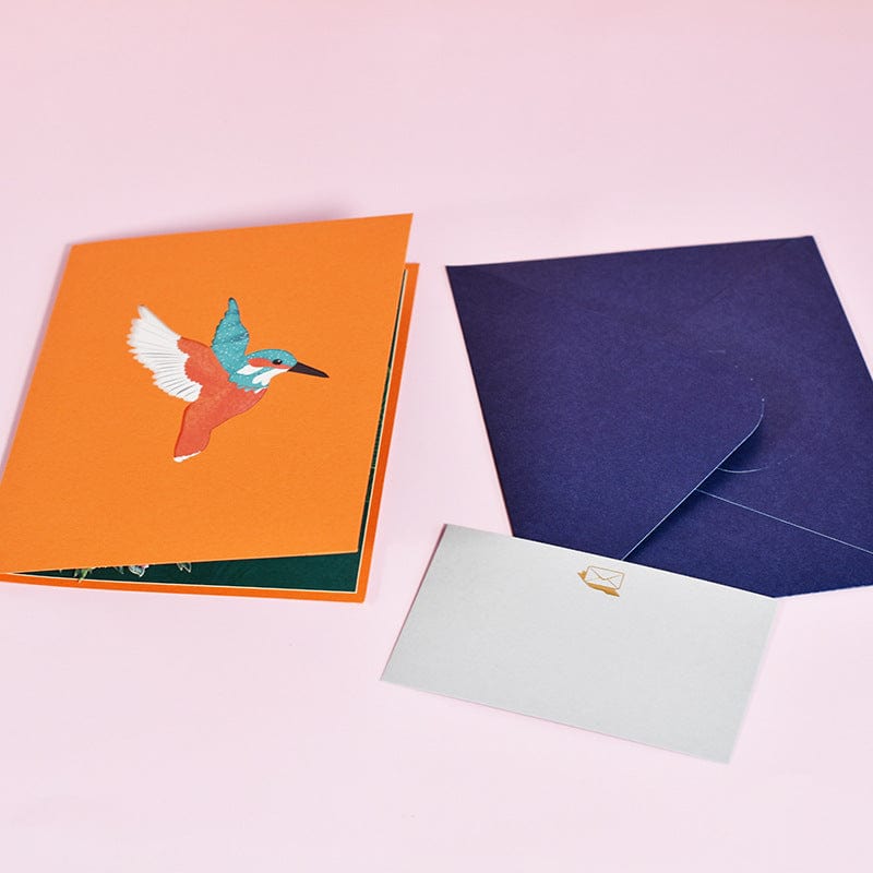 Mypinknyc Hummingbird 3D Greeting Popup Card