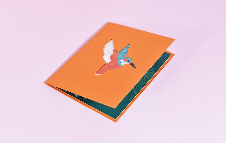 Mypinknyc Hummingbird 3D Greeting Popup Card