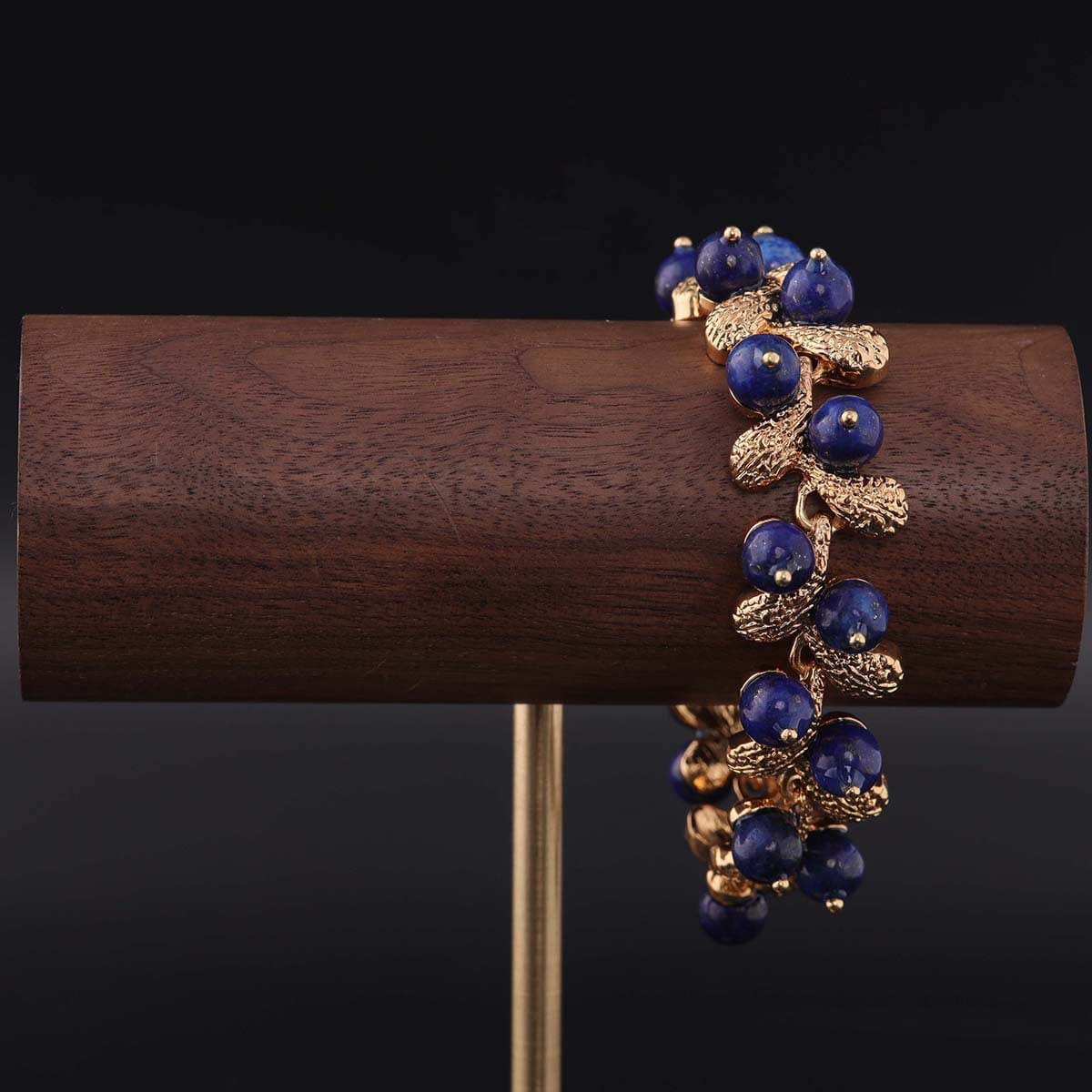 Mypinknyc Lapis Lazuli Grape Bracelet