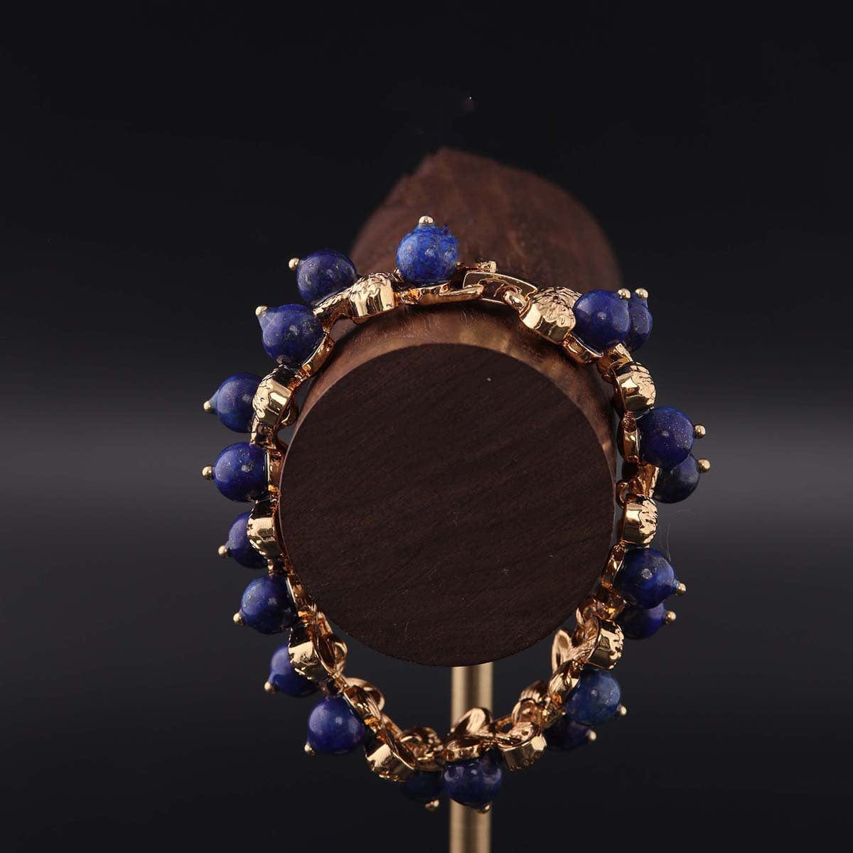 Mypinknyc Lapis Lazuli Grape Bracelet