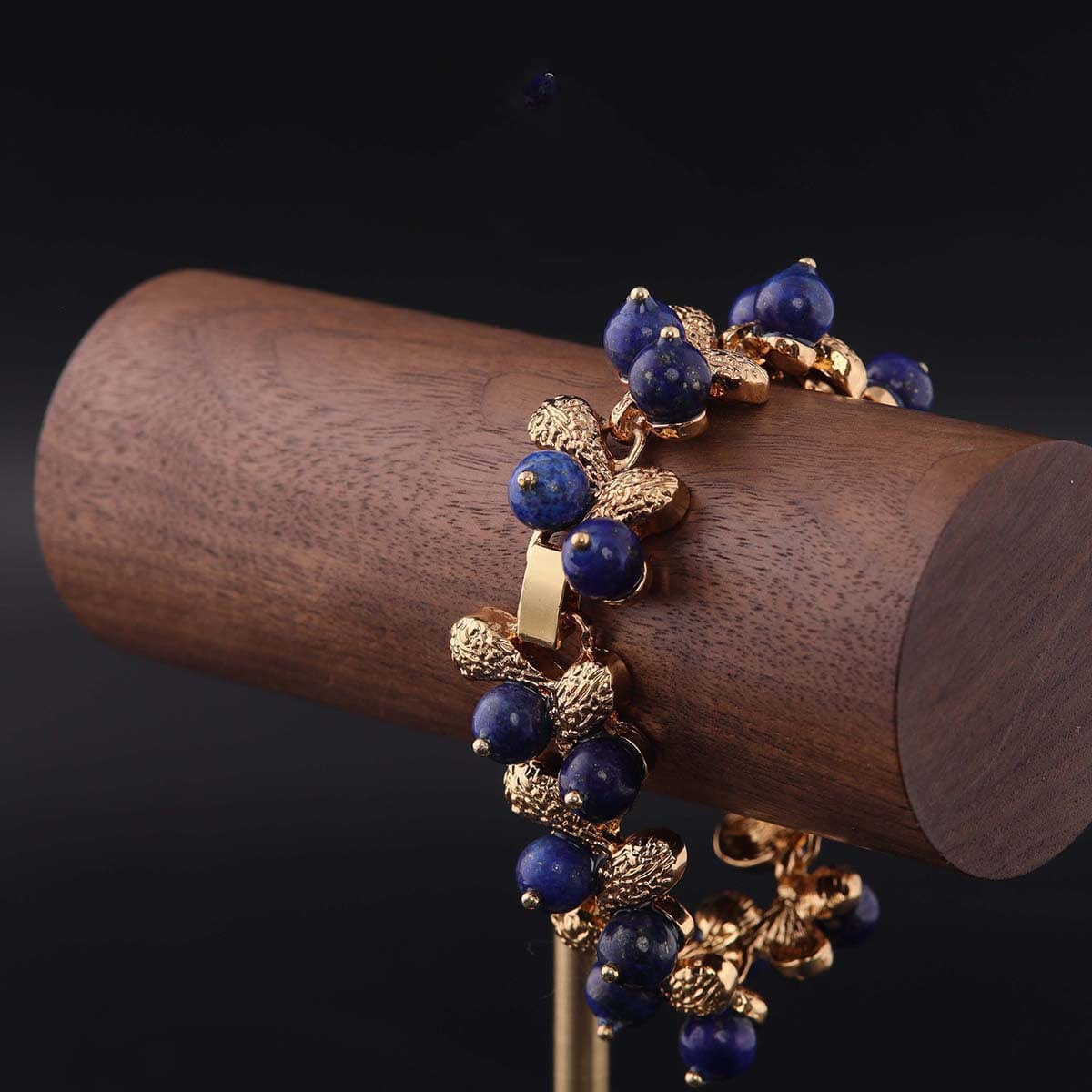 Mypinknyc Lapis Lazuli Grape Bracelet