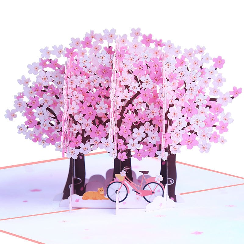 Mypinknyc Sakura 3D Greeting Popup Card